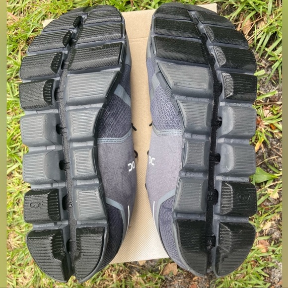 👟 On Cloud Men’s Waterproof Running Shoes – Charcoal/Black – Size 10 (EU 44) - Picture 6 of 12